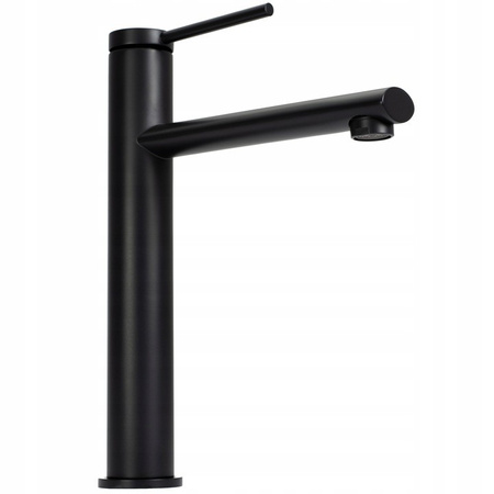 Bateria Umywalkowa Oval Czarna Wysoka