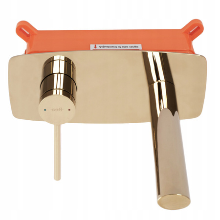 Bateria Umywalkowa Podtynkowa Rea Oval Złota  + BOX