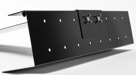 Półka Wieszak Na Ściankę Prysznicową Tori Black Czarna