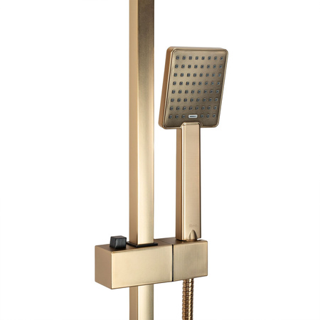 Zestaw Prysznicowy Natryskowy JACK Złoty Szczotkowany
