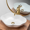 Umywalka Nablatowa Pearl White