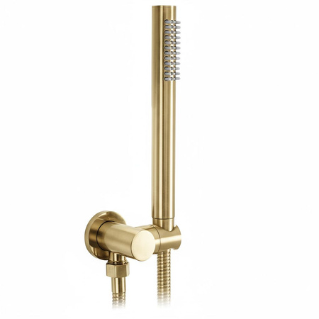 Zestaw Natryskowy Podtynkowy Foss Clif Złoty Szczotkowany