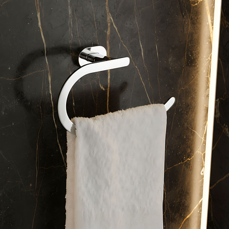 Wieszak Łazienkowy Ścienny Ring Til Chrom