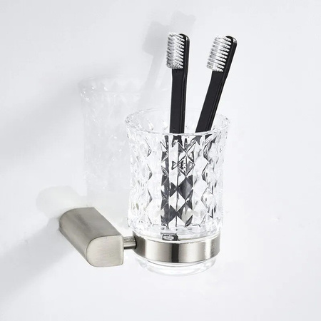 Kubek Wiszący Łazienkowy Nikiel Szczotkowany 322224