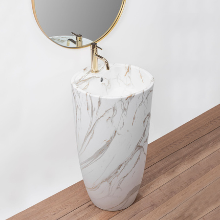 Umywalka Wolnostojąca Ceramiczna Anya Lava Mat