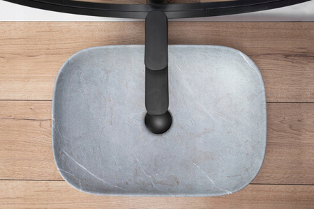 Umywalka Nablatowa Livia Grey Mat