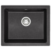 Zlewozmywak Kuchenny Granitowy NELS Czarny Nakrapiany