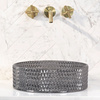 Umywalka Nablatowa Szklana Cristal 35 Black