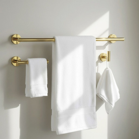 Zestaw Wieszaków Łazienkowych Ari Złoty