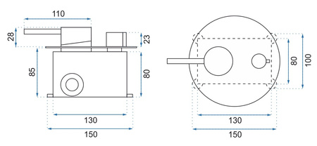 Zestaw Natryskowy Podtynkowy Lungo Rose-Gold