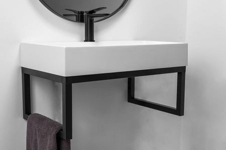 Umywalka Konglomeratowa Nablatowa Goya 70 cm + Stelaż