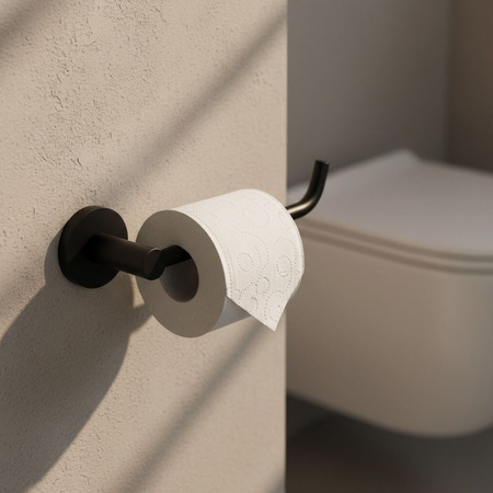 Uchwyt Na Papier Toaletowy 5609 Leo Czarny