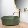 Umywalka Nablatowa Sami Terra Matt Ciemny Zielony