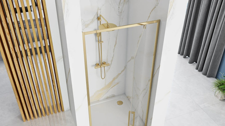 Drzwi Prysznicowe Otwierane Rapid Swing Gold