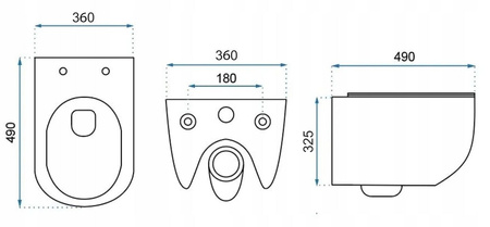 Misa WC Podwieszana Richard Tornado