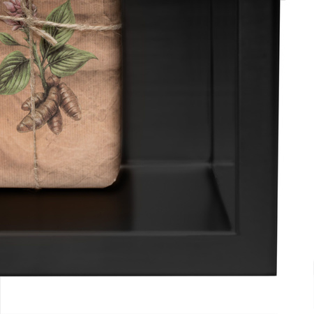 Półka Wnękowa Łazienkowa 30x45 Czarny Mat