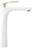 Bateria Umywalkowa Orbit White Gold Wysoka