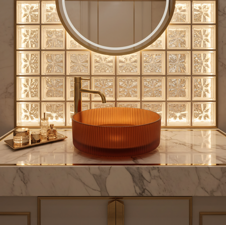 Umywalka Nablatowa Suri 36 Brown