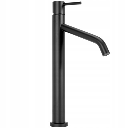 Bateria Umywalkowa Level Czarna Wysoka