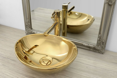 Umywalka Nablatowa Sofia Gold