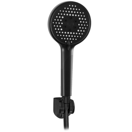 Bateria Prysznicowa Ścienna Verso Czarna