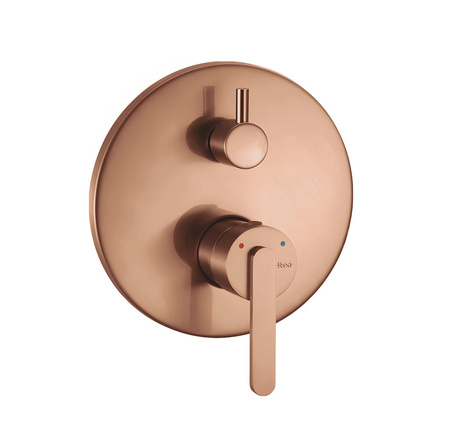 Zestaw Natryskowy Podtynkowy Ontario Miedź Szczotkowana