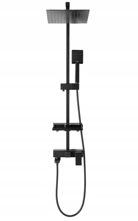 Zestaw Prysznicowy Natryskowy Czarny JACK BLACK