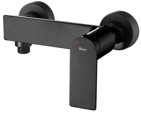 Bateria Prysznicowa Ścienna Storm Czarna