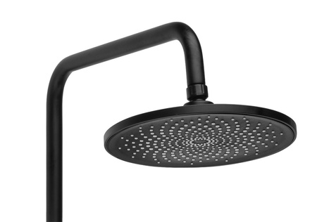 Zestaw Natryskowy Natynkowy Czarny Fiss Clif