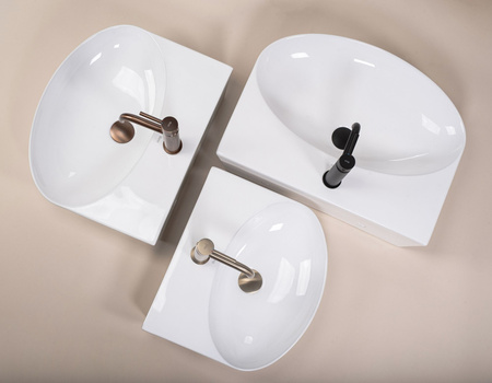 Umywalka Nablatowa Przyścienna Kim 52