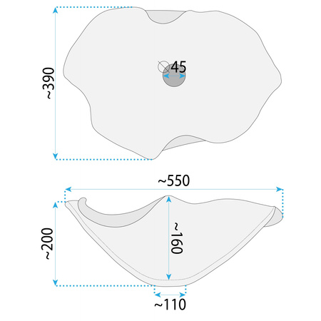 Umywalka Nablatowa Handmade Art 02