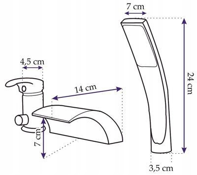 Bateria Wannowa Riven Złota