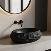 Umywalka Nablatowa Mika Black 48