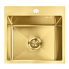 Zlewozmywak Kuchenny LEO 40 cm Złoto Szczotkowane + Syfon