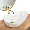 Umywalka Nablatowa Greta 65 Bianco Shiny