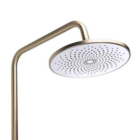 Zestaw Natryskowy Foss Clif Złoty Szczotkowany