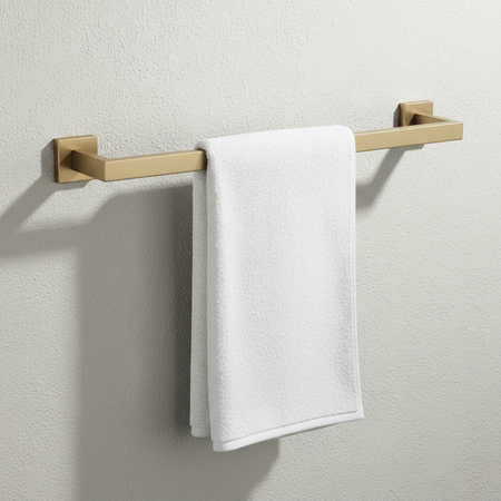 Komplet Wieszaków Łazienkowych Rio Złoto Szczotkowane