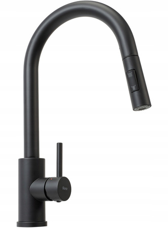 Bateria Kuchenna Fresh Black Matt Wylewka