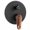 Zestaw Natryskowy Podtynkowy Mild Black Rose Gold