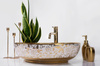 Umywalka Nablatowa Ceramiczna Margot White Gold