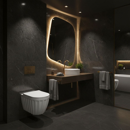 Umywalka Nablatowa Duo 38 White