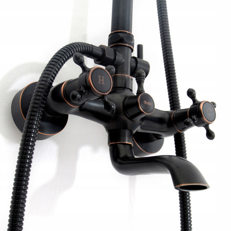 Zestaw Prysznicowy Retro Old Black