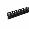 Listwa Brodzikowa Czołowa 130 cm Czarny