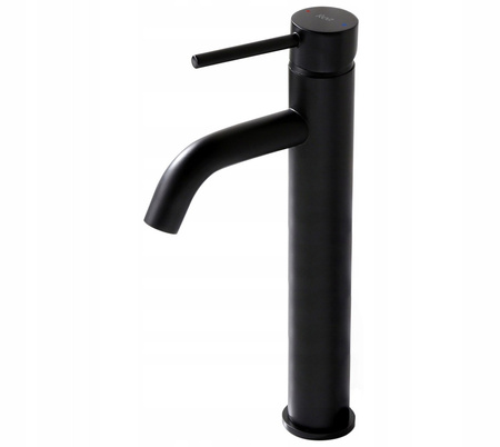 Bateria Umywalkowa Lungo Czarna Wysoka