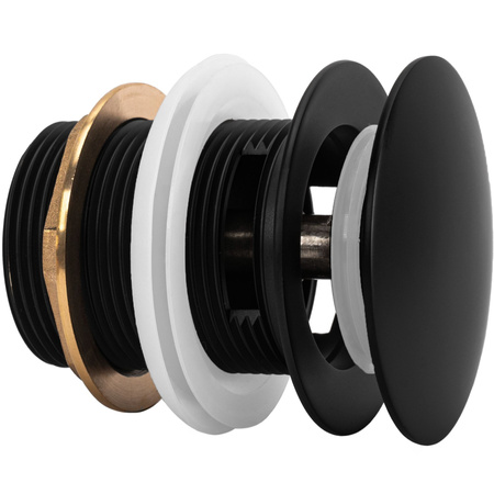 Korek Wannowy Uniwersalny Klik-Klak Czarny