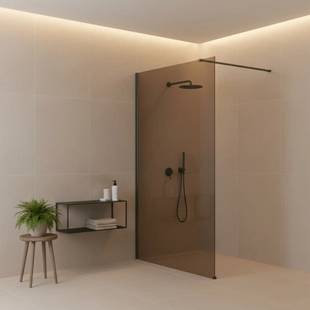 Ścianka Prysznicowa Flexi Brązowa Tytan