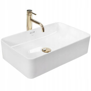 Umywalka Nablatowa Berta 56 White