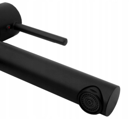 Bateria Umywalkowa Tess Black High Wysoka