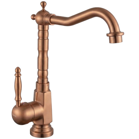 Bateria Umywalkowa Bona Miedź Szczotkowana Wysoka