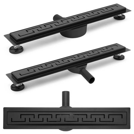 Odpływ Liniowy Greek Pro Czarny Mat